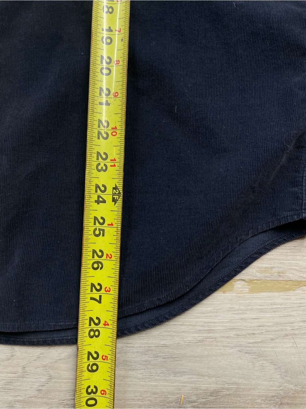 Tommy Hilfiger Vintage Corduroy Long Sleeve Button-Down Shirt Men's Black Large - Picture 4 of 5